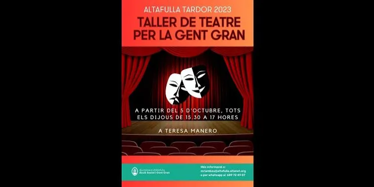 Comencen les sessions del taller de teatre per a la gent gran d'Altafulla, una proposta lúdica basada en la interpretació