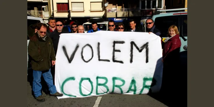 Desconvocada la segona jornada de vaga dels taxistes del Pallars Sobirà