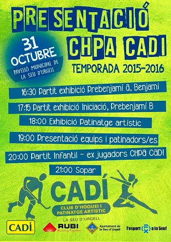 Presentació del CHPA Cadí 2015-2016