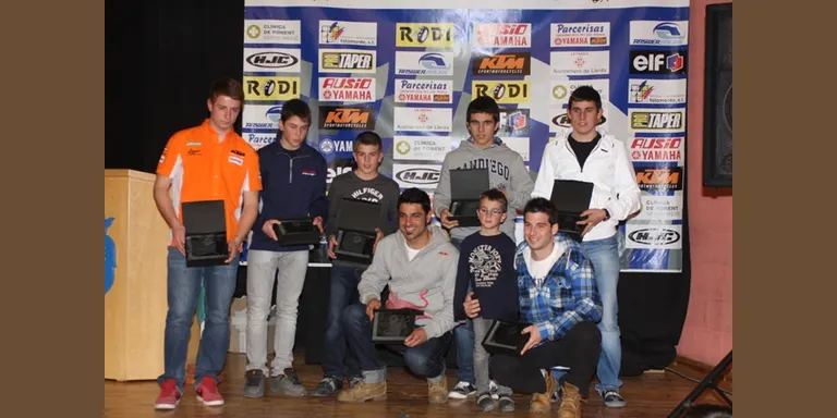 El Moto Club Segre premia Jaume Betriu pel títol estatal de cross country