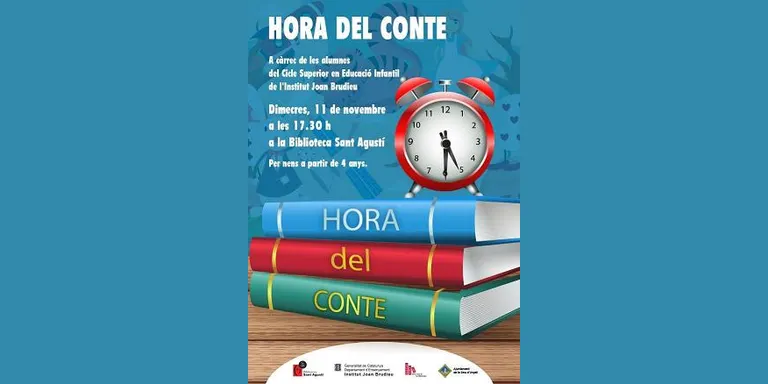 La Biblioteca de Sant Agustí proposa dues Hores del Conte i una presentació