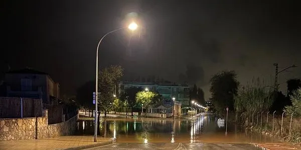 La pluja continua sense treva a Altafulla