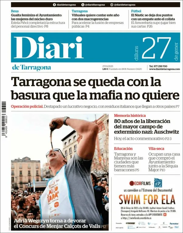 Cop d'ull als diaris d'aquest dilluns 27 de gener