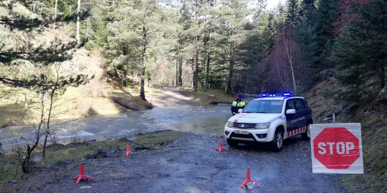 Els Mossos d'Esquadra comencen a controlar l'accés a camins de la Vall de Santa Magdalena