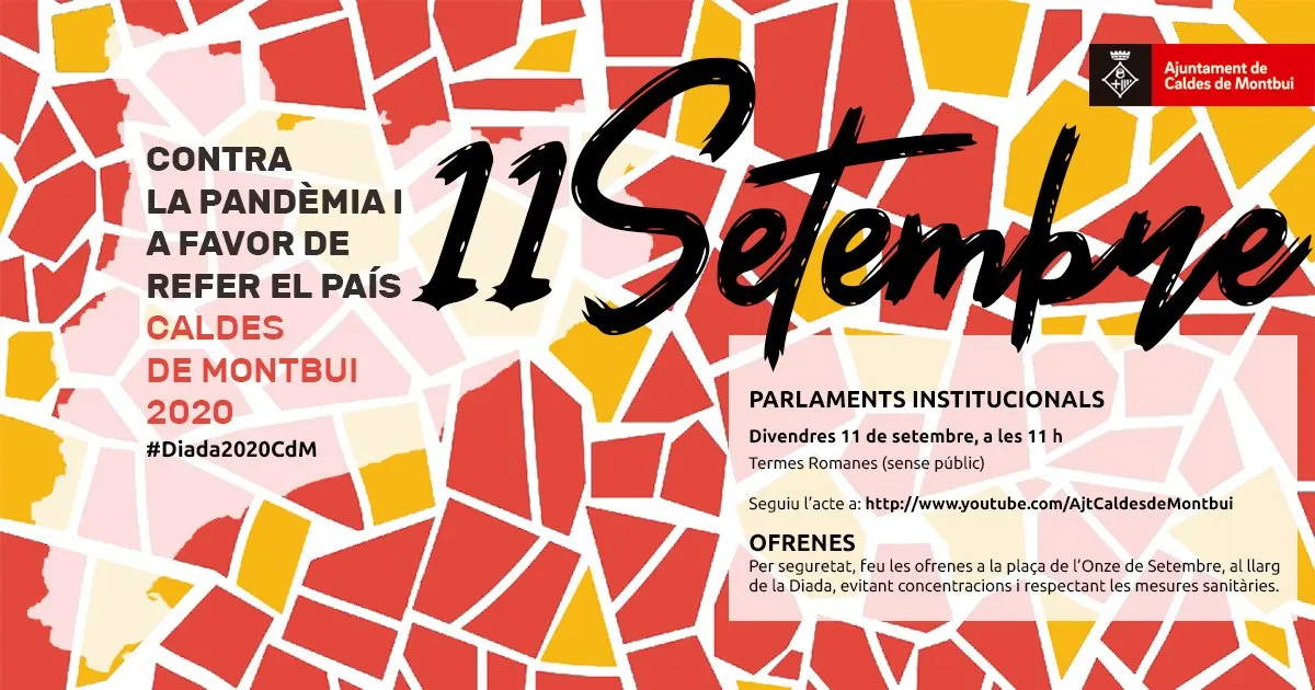 L'Ajuntament prepara els actes per una Diada de Catalunya sense aglomeracions