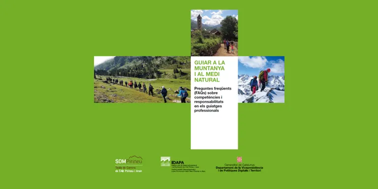 L'IDAPA edita el document divulgatiu 'Guiar a la muntanya i al medi natural' com a orientació al sector