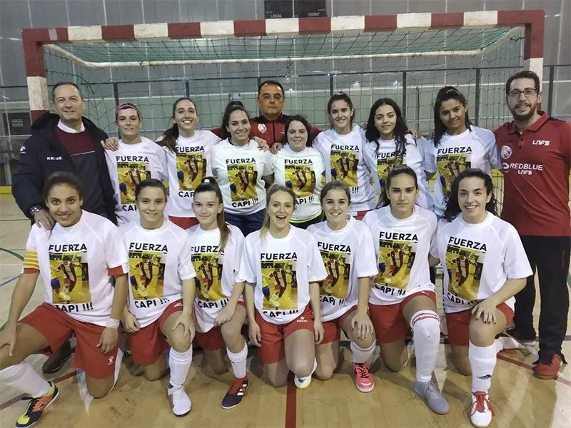 L'equip va voler donar suport a la capitana Sandra, lesionada de gravetat / Foto:Antonio Torres