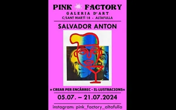 'Crear per encàrrec' de Salvador Anton, a la Pink Factory d'Altafulla