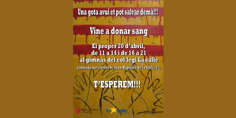 La Salle col·labora en una campanya per a la donació de sang