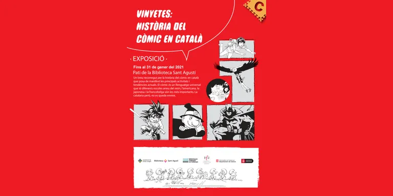 La Biblioteca Sant Agustí ofereix l'exposició 'Vinyetes: història del còmic en català'
