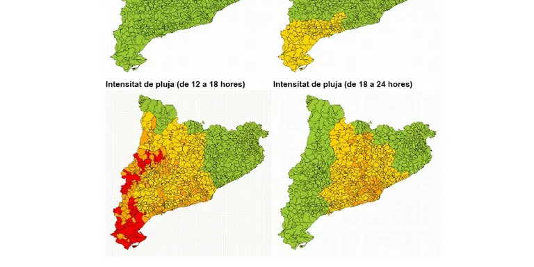 Activat en fase de prealerta el pla especial per inundacions, l'INUNCAT
