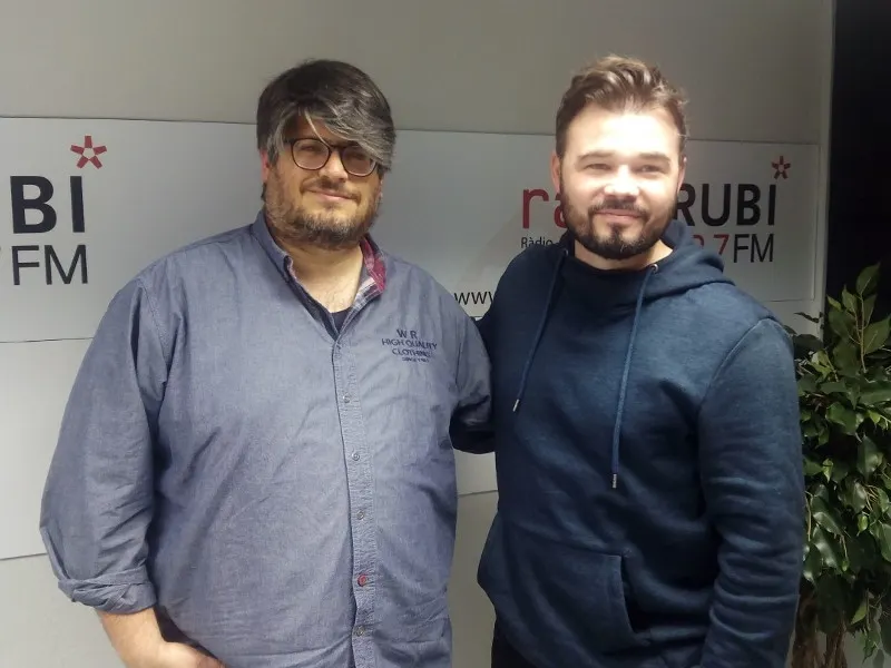 Danie Pernas amb Gabriel Rufián