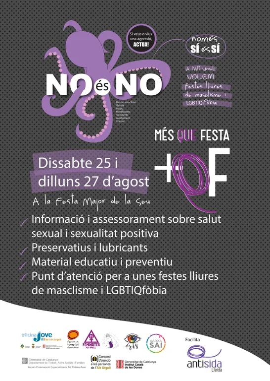 El projecte 'Més que festa' serà present a la Festa Major de la Seu d'Urgell