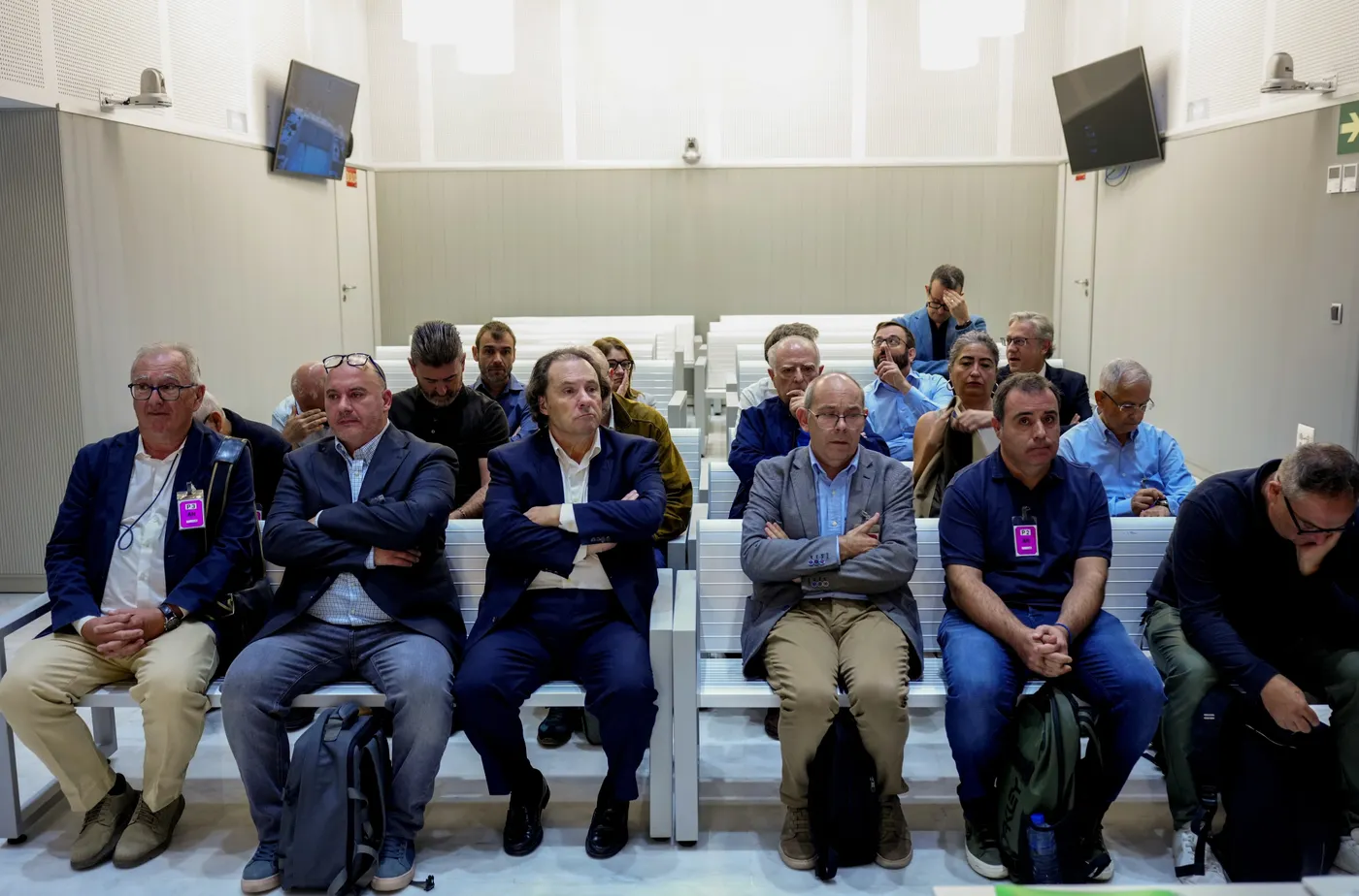 Acusats durant l'inici del judici pel 'cas Efial' a l'Audiència Nacional