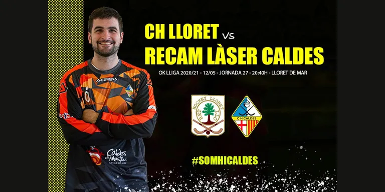 El Recam Làser Caldes buscarà mantenir les opcions d’acabar tercer a l’OK Lliga avui dimecres a la pista del Lloret