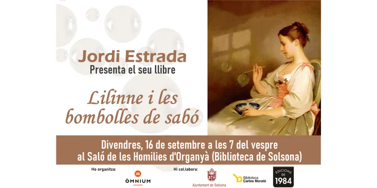 Òmnium presenta a Solsona la segona novel·la del manresà Jordi Estrada