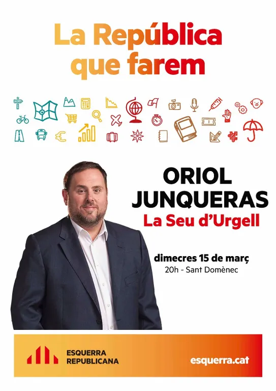 Oriol Junqueras concreta a la Seu el projecte d'Estat català