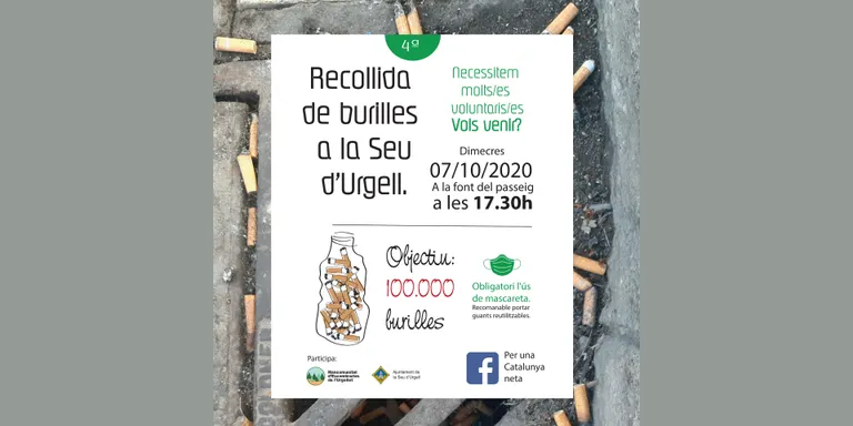 Convocatòria per a la 4a Recollida de burilles a la Seu d'Urgell