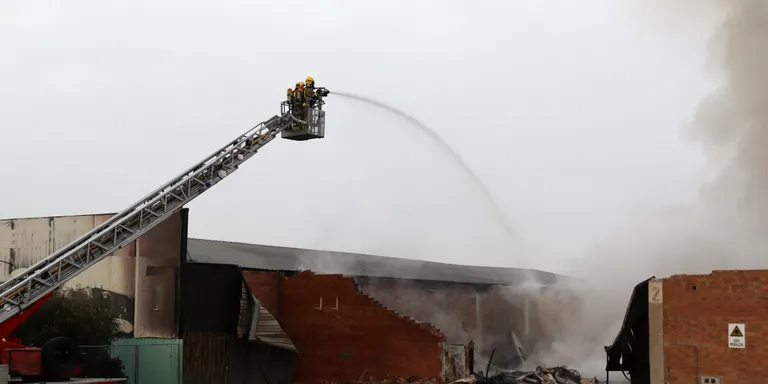 Controlat l'incendi en la indústria dedicada a fabricar sabons d'Òdena