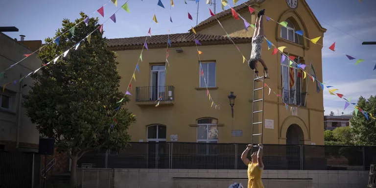 El pati de l'escola Ventura Gassol, nou escenari del PrimaverArt