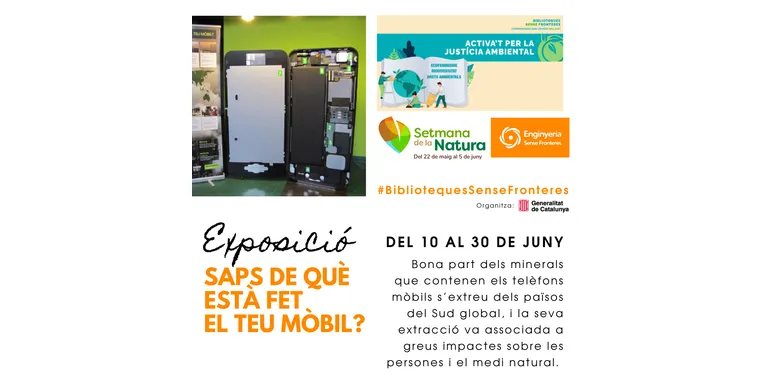 La Biblioteca Municipal de Constantí acull l’exposició “Saps de què està fet el teu mòbil?”