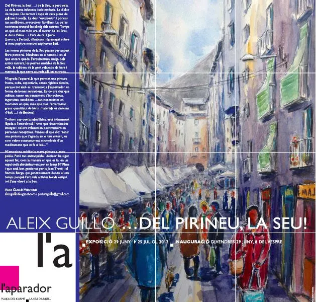 L'artista urgellenc Aleix Guilló exposa a l'Aparador