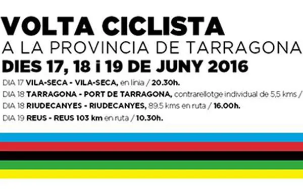 La Volta Ciclista a Tarragona tornarà a disputar-se en tres dies de competició