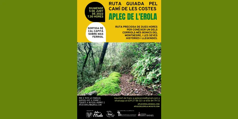 Ruta guiada pel Camí de les Costes per conèixer llegendes i històries d'aquest corriol històric del Montnegre