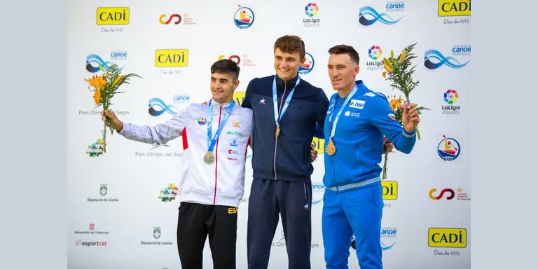 Miquel Travé, medalla de plata en C1 masculí a les Finals de la Copa del Món d'Eslàlom a la Seu