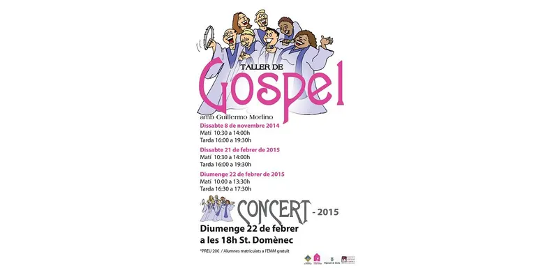 Recta final del taller de gospel de l'Escola Municipal de Música de la Seu