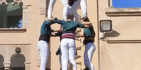 Els Escaldats descarreguen, per primer cop en 6 anys, tres castells de 7 a la mateixa actuació
