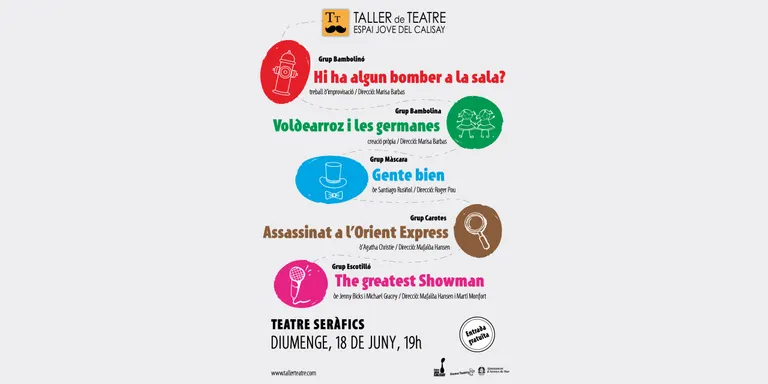 Aquest diumenge arriba la Mostra del Taller de Teatre de l’Espai Jove