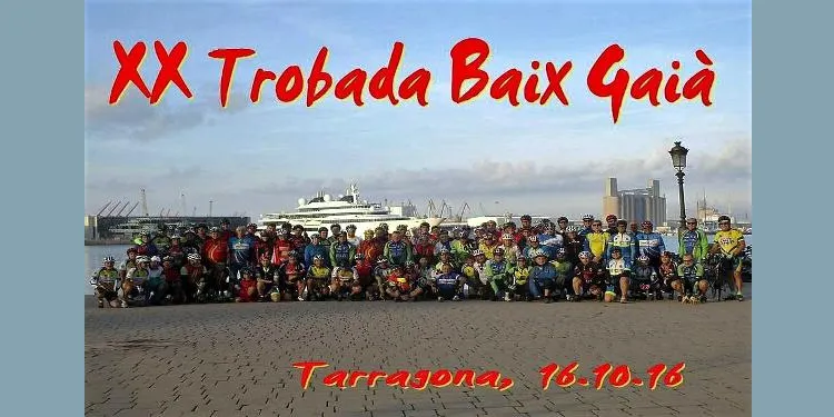 Un centenar de corredors celebren amb èxit la 20a Trobada Ciclista del Baix Gaià