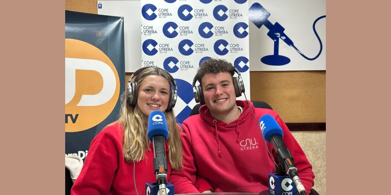 Los campeones de natación, Eloisa y Julio Payán en COPE Utrera(98.1 FM)