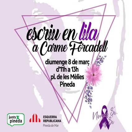 ERC-JxP fan aquest diumenge un acte amb motiu del Dia Internacional de les Dones