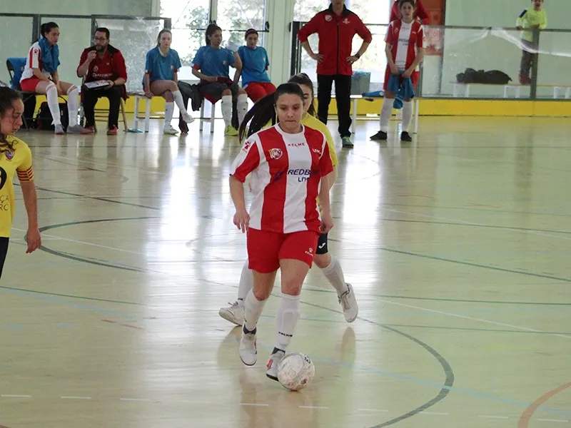 La jugadora de l'Esportiu Núria en una imatge d'arxiu