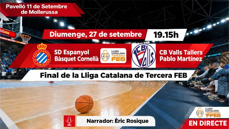 FINAL. SD Espanyol Bàsquet Cornellà 71 - CB Valls 62