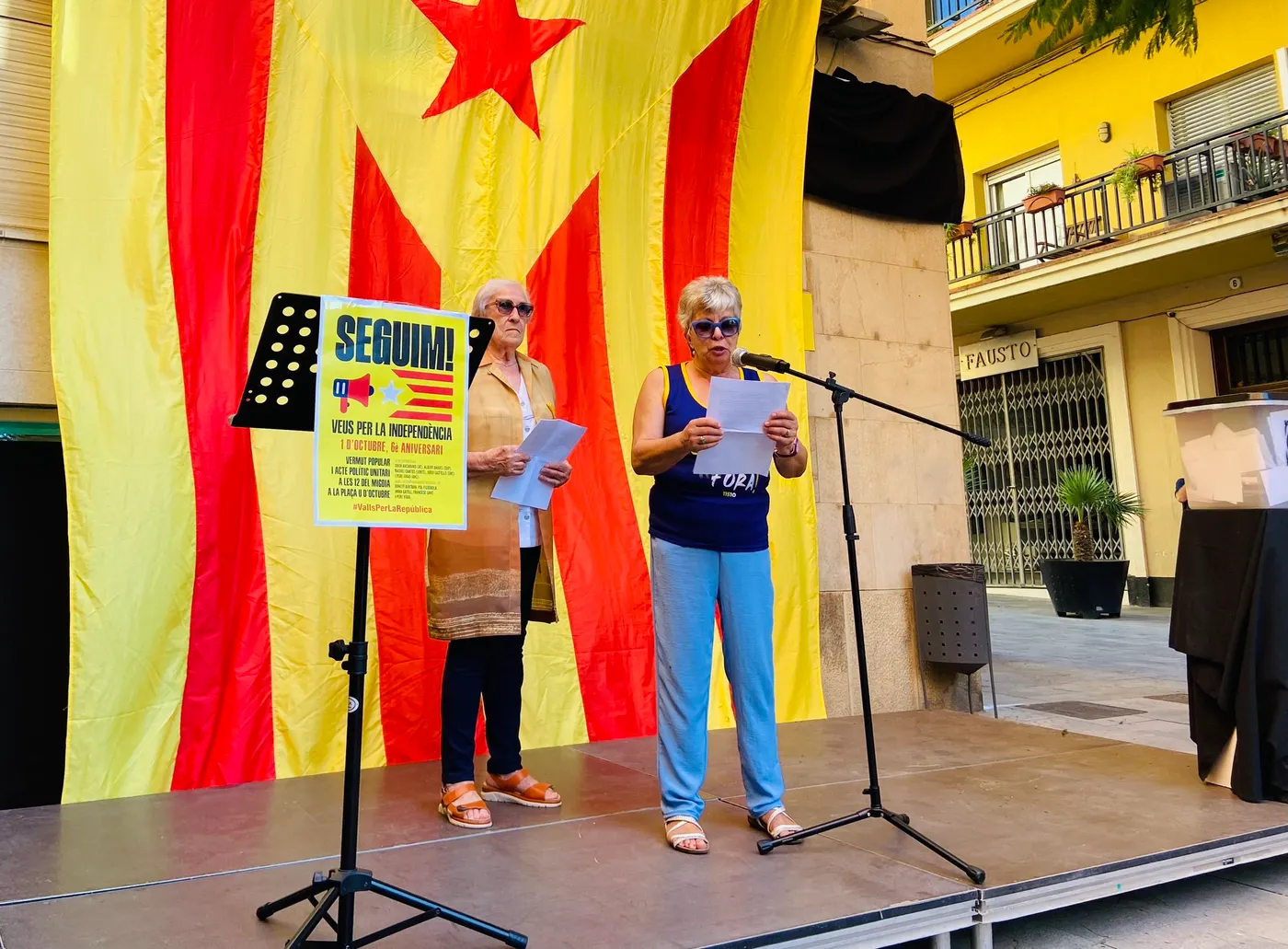 Valls per la República commemora el sisè aniversari de l’1 d’Octubre