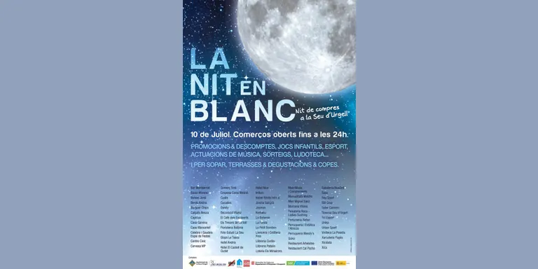 El comerç de la Seu organitza la Nit en Blanc