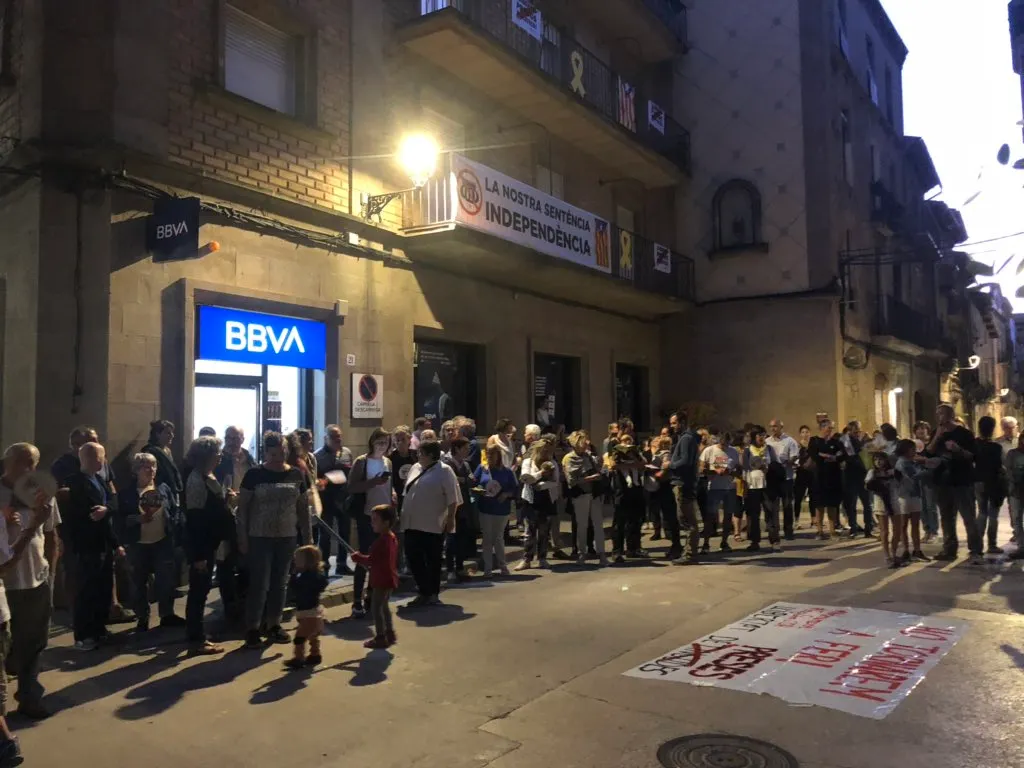 Solsona i la comarca fan costat als set membres dels CDR empresonats ahir