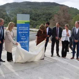 Oriol Pallissó, alcalde de Montblanc, inauguració del túnel del Coll de Lilla - episode art