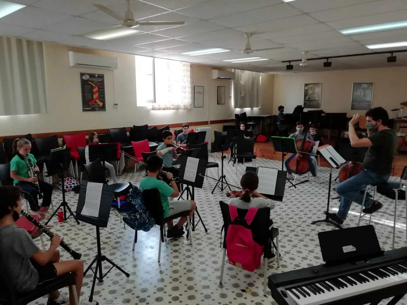 L’Escola Municipal de Música reprèn l’activitat presencial de manera segura