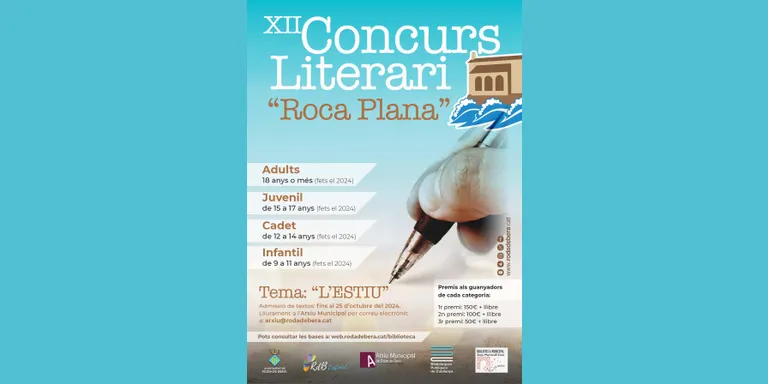 Obert el termini per presentar-se al premi literari Roca Plana de Roda