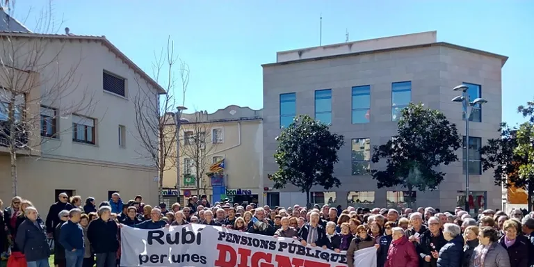 Neix a Rubí el Moviment per les pensions dignes