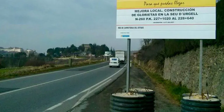Comencen les obres de millora de l'N-260, al seu pas per la Seu i Castellciutat