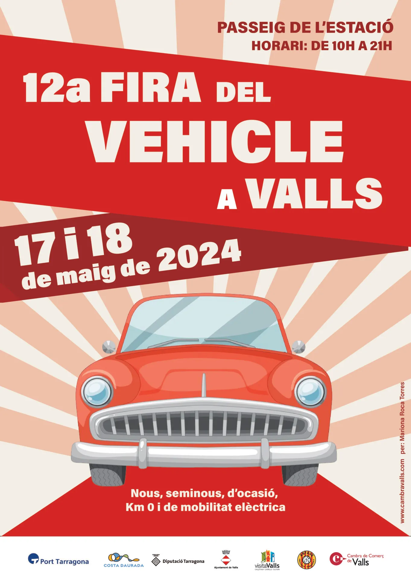 Valls prepara la 12a edició de la Fira del vehicle