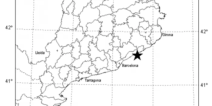 Petit terratrèmol davant la costa del Maresme