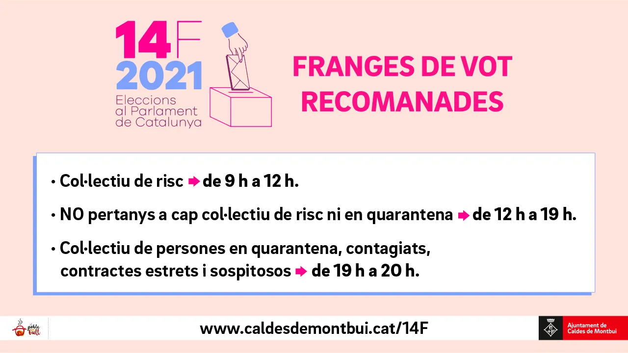 L’Ajuntament emet un recordatori per una jornada electoral d’excepció