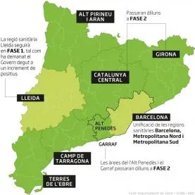 A partir d'avui una persona d'Arenys de Munt pot anar lliurement fins a Castelldefels i Barcelona ciutat, però no pot anar a Canet