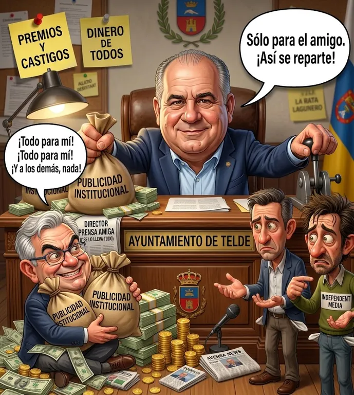 Telde: ¿Información para todos? Sí. ¿Publicidad para todos? Parece que no